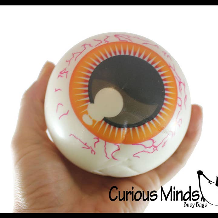 Curious Minds Toys - Wholesale Squishy Toy - Kids & Baby - 1 Large Eye Slow Rise Squishy Foam Stress Ball - Sensory,9