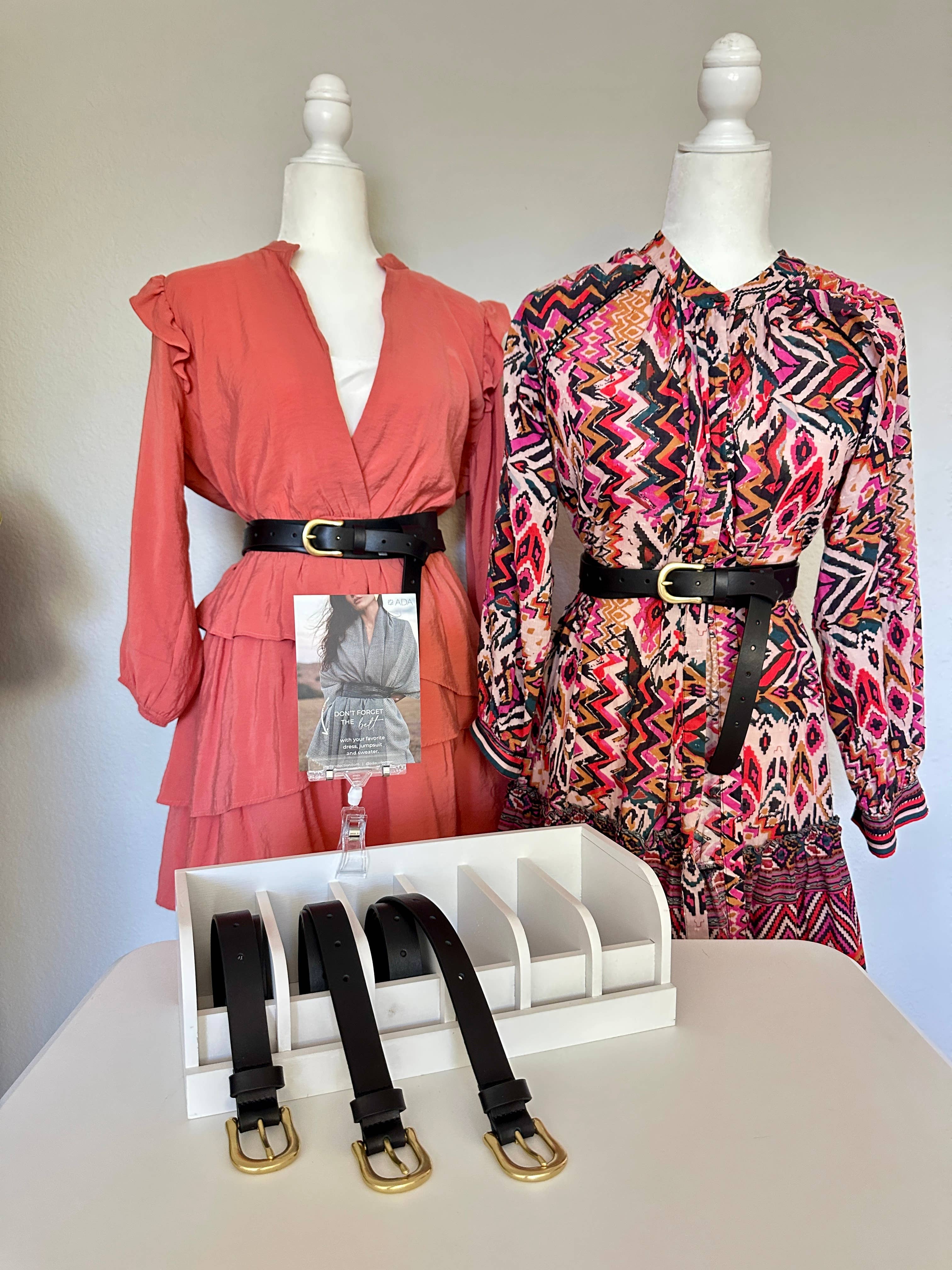 ADA Collection Belts – wholesale Belt – Women's – Infinity Belt – Classic Jean Belt | Black | Polished Fit5