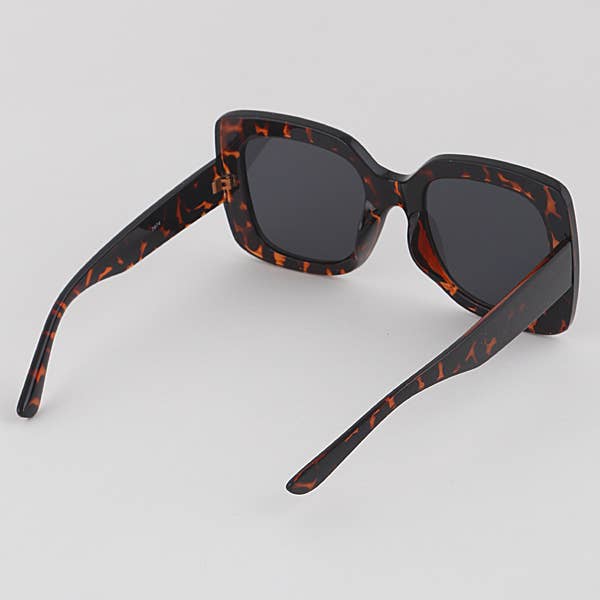MIX COLOR Wide Frame Rectangle Sunglasses for wholesale on Faire