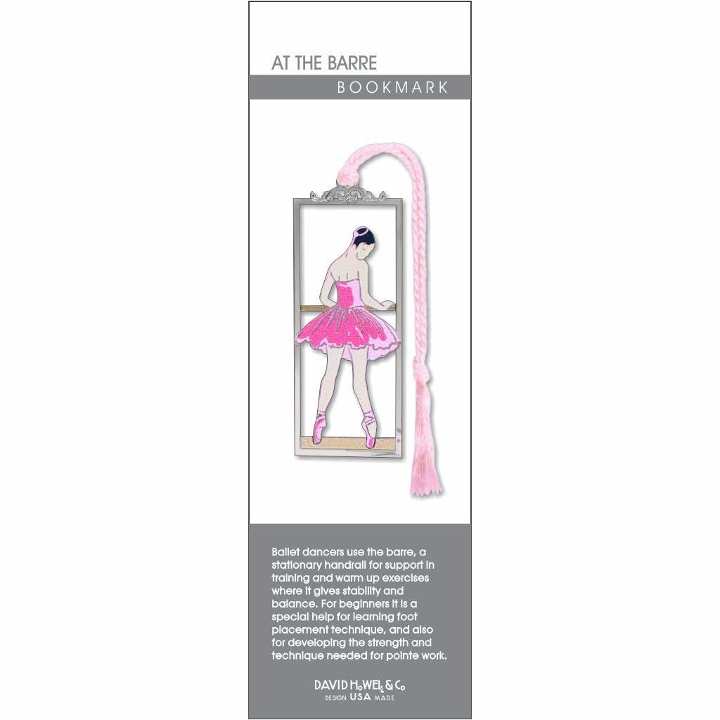 David Howell and Company - Wholesale Bookmark - At The Barre Metal Bookmark, MADE in USA1
