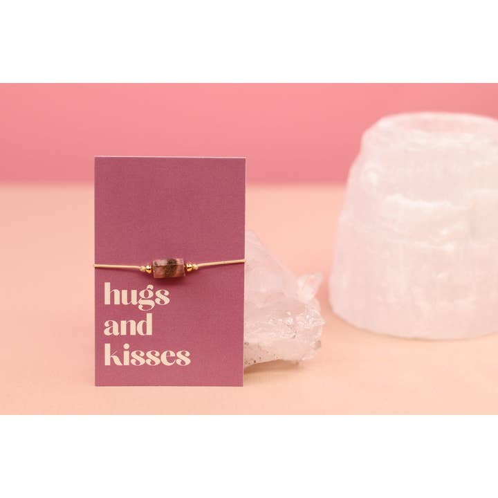 Bracelet MESSAGE - câlins & bisous pour la vente par UCHU REMINDERS