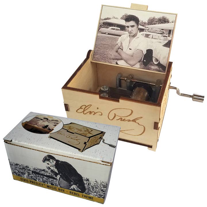 The Laser's Edge LLC - Wholesale Decorative Tabletop Object - Elvis Presley Mini Music Box5