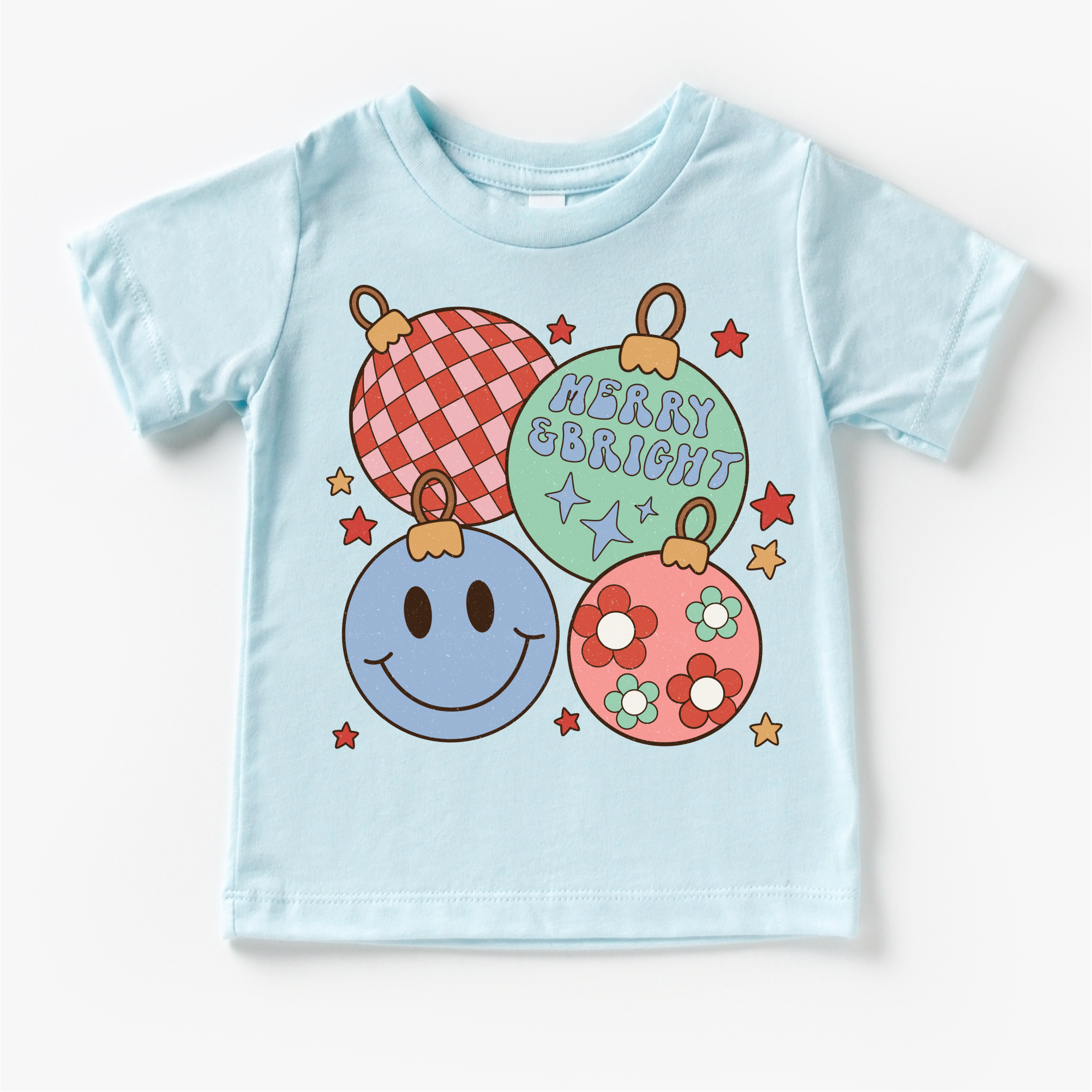 Madi Moosh - Vendita all'ingrosso Maglietta serigrafata - Bambini - Maglietta di Natale Allegra e Brillante - Maglia di Natale5
