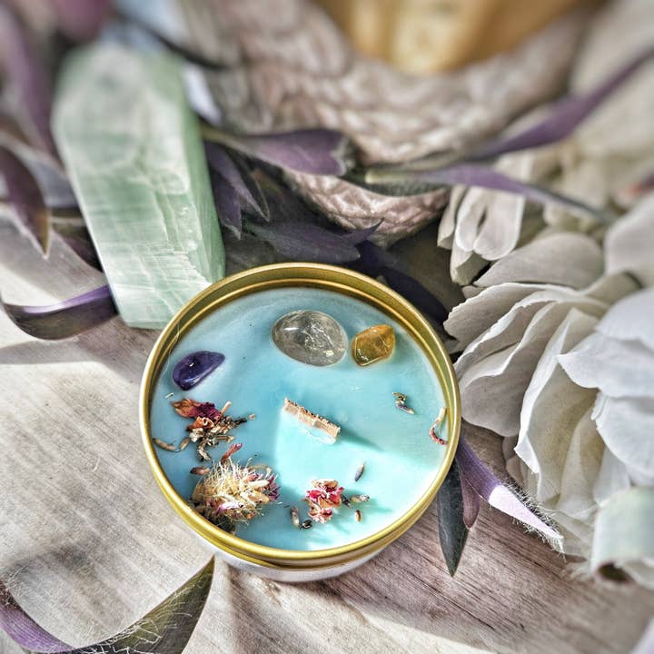 Bohemia Soy Candle ~ Papaya, Mango & Coconut for wholesale by Heart of Gold Apothecary