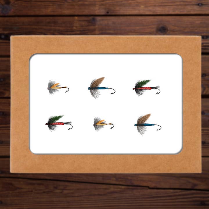 Kevin & Kaia - Wholesale Everyday Greeting Card - Fly Fishing Flies - Greeting Card1