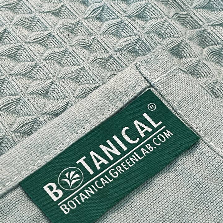 Spa Bath Towel Set - Lightweight Waffle Double Weave Cotton - Pack of 2 for wholesale by Botanical Green Lab