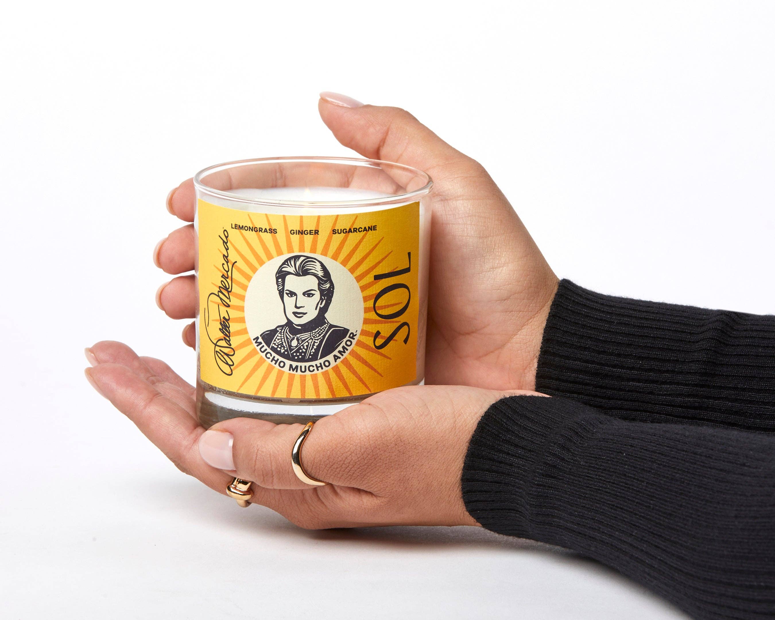 Walter Mercado – Vela em jarro/copo por atacado – Vela Walter Mercado Sol10