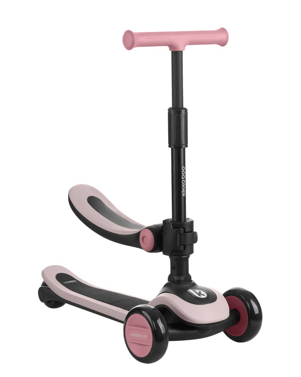 Kikkaboo - Wholesale Bike/Scooter - Kids - Treo 2-in-1 Pink Scooter0