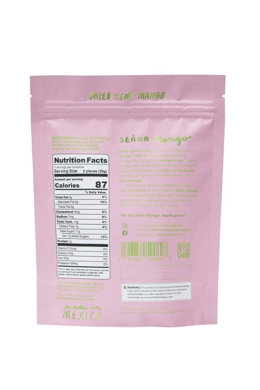 Señor Mango - Wholesale Dried/Dehydrated Fruit - Mr. Mango Matcha1