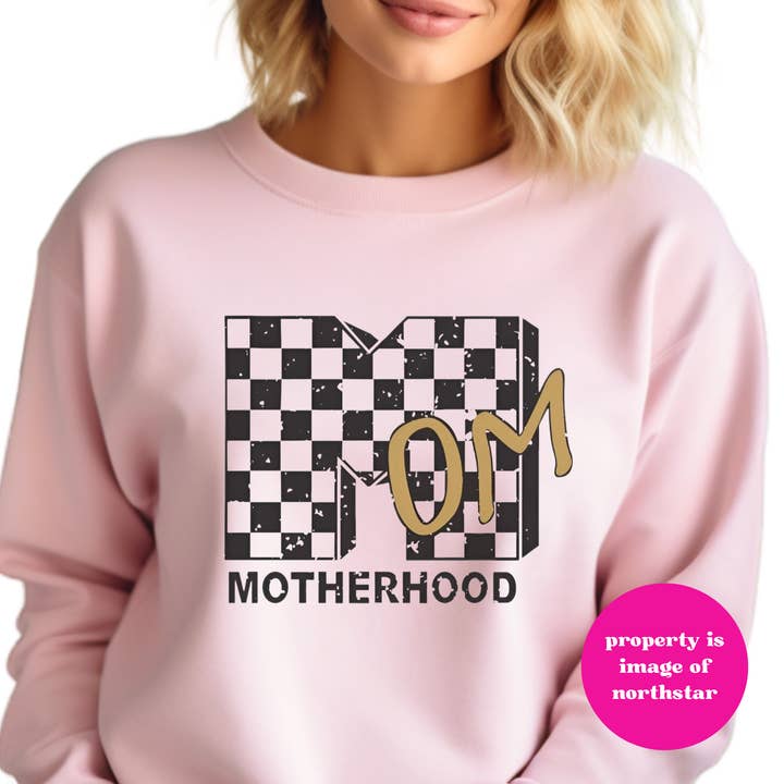 Northstar - Venta al por mayor Sudadera estampada - Mujer - Sudadera Mom Motherhood de MTV, sudadera Trendy Mom, rosa