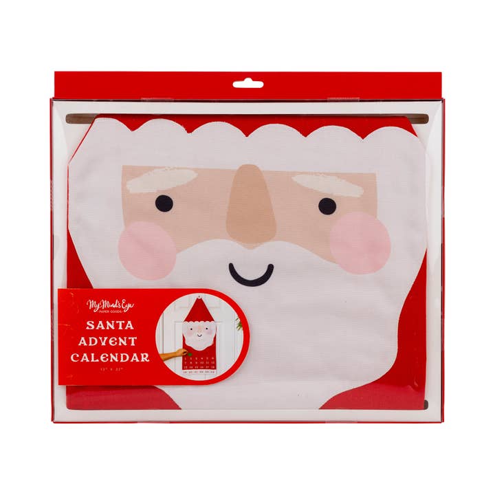 My Mind’s Eye - Wholesale Advent Calendar - PLHB175 - Santa Canvas Advent Calendar