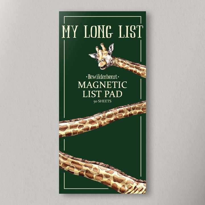 My Long List Magnetic List Pad for wholesale by Bewilderbeest