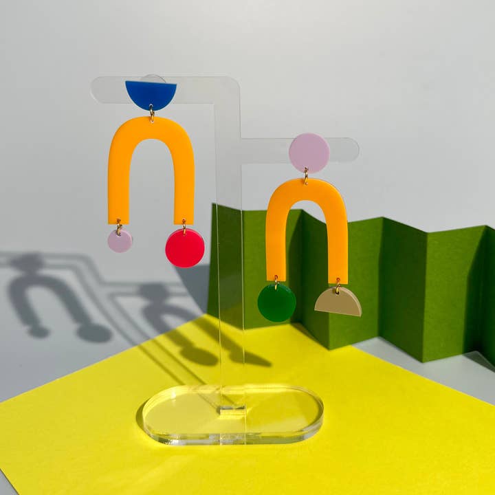 Combinist Goods - Wholesale Dangle Earrings - Collage Earrings9