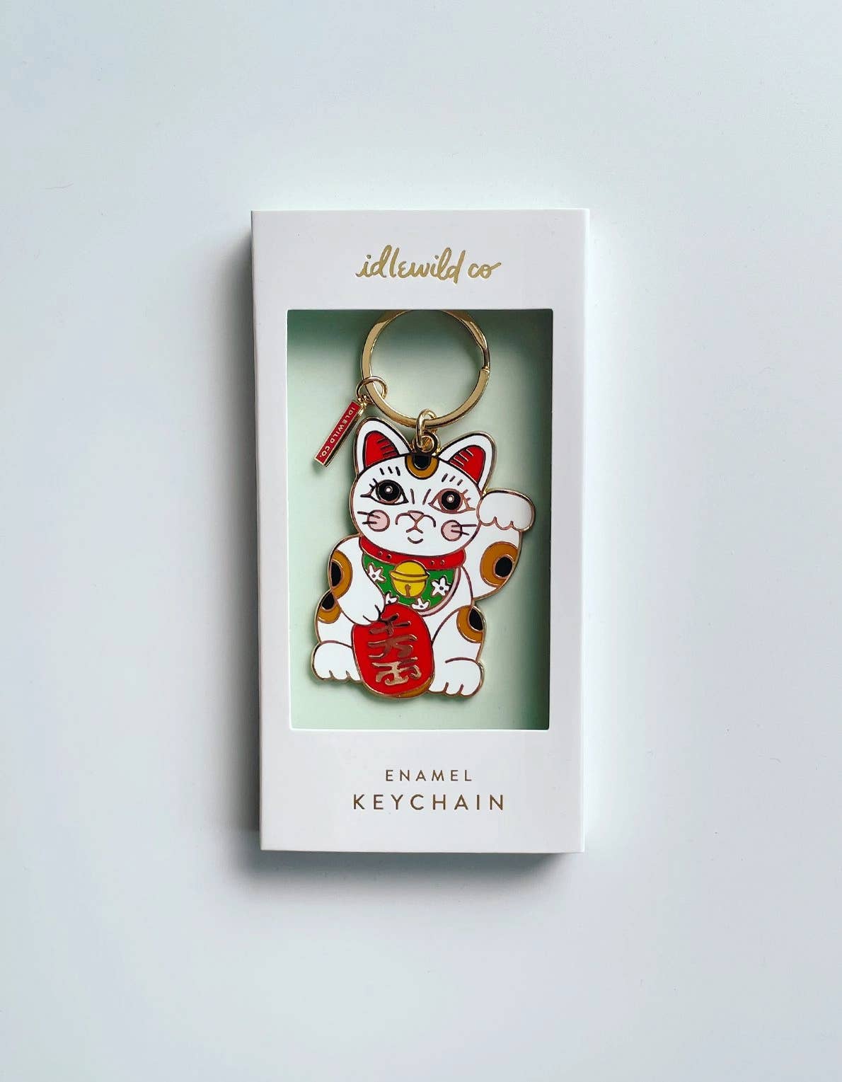 Idlewild Co. - Wholesale Keychain - Women's - Maneki Neko Enamel Keychain