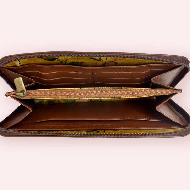 OLALLA GAMBIN - Wholesale Wallet - Women's - Japanese Art “Engraved Flowers” Wallet3