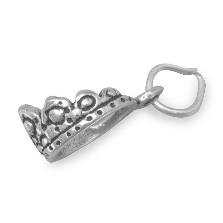 Silver or Gold 3D Tiara Charm for wholesale by Silver Stars Collection