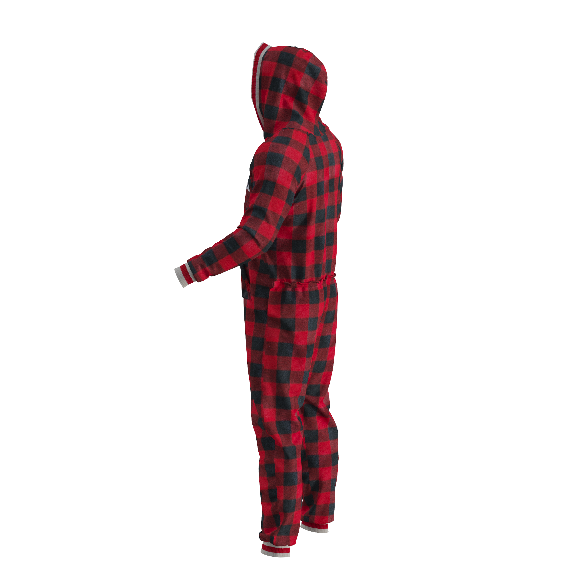 POOK - Wholesale Onesie - Unisex - Pook Onesie - Red (Adult Unisex)3