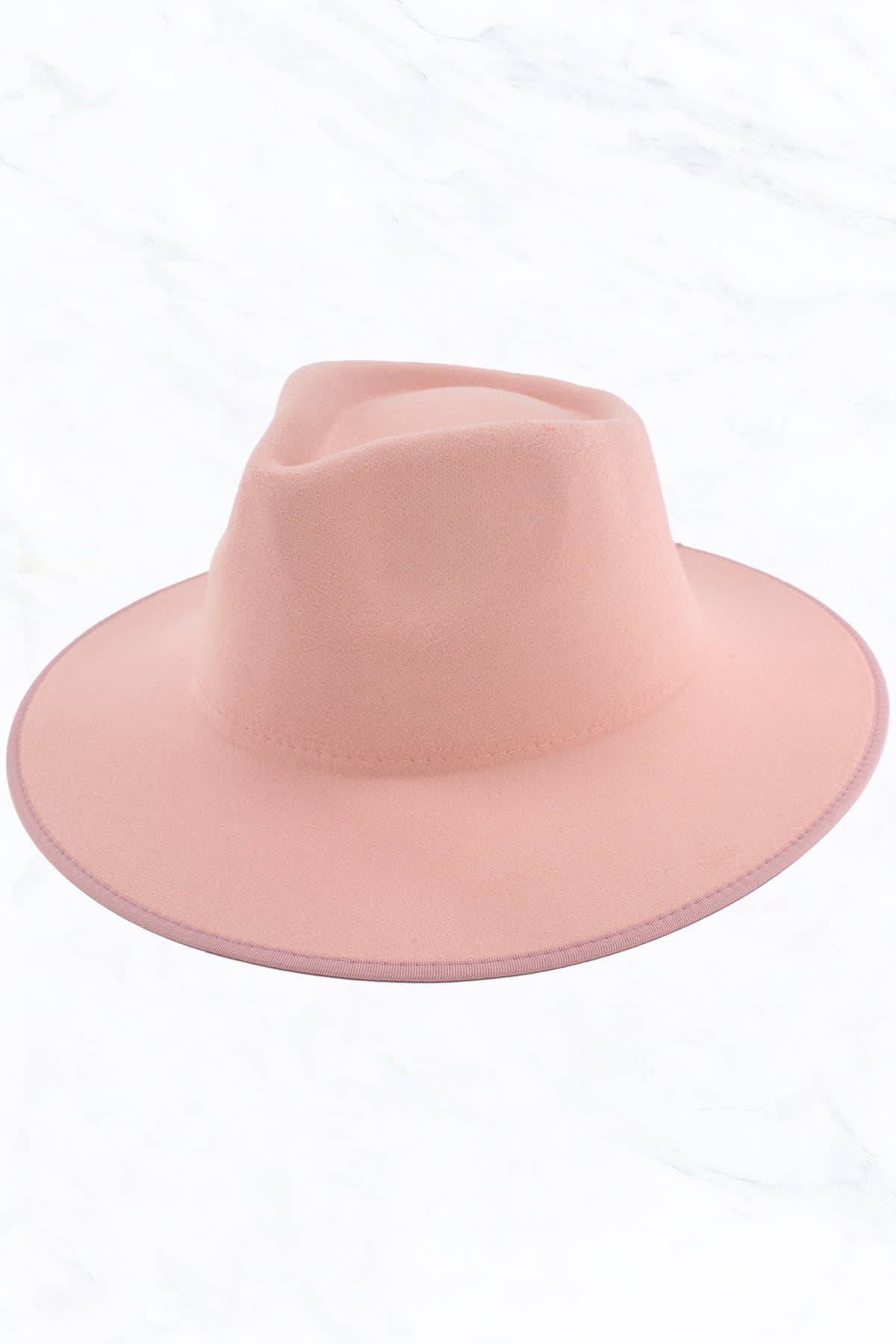Suzie Q USA - Wholesale Fedora - Women's - Wrap of Edge Teardrop Shape Top Big Brim Hat5