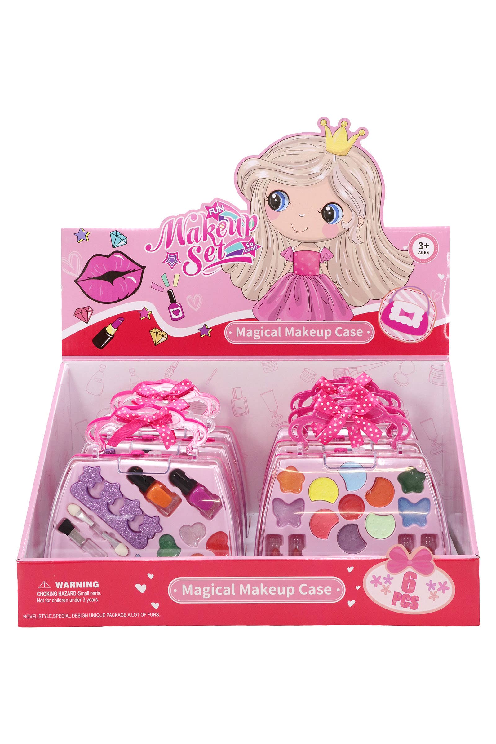 ASSORTED Kids Magical Princess Beauty Makeup Kit - 6 Pcs for wholesale on Faire2