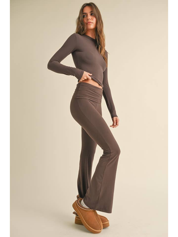 KIMBERLY C - Wholesale Lounge Top - Women's - Soft Knit Jersey Long Sleeve Tee62
