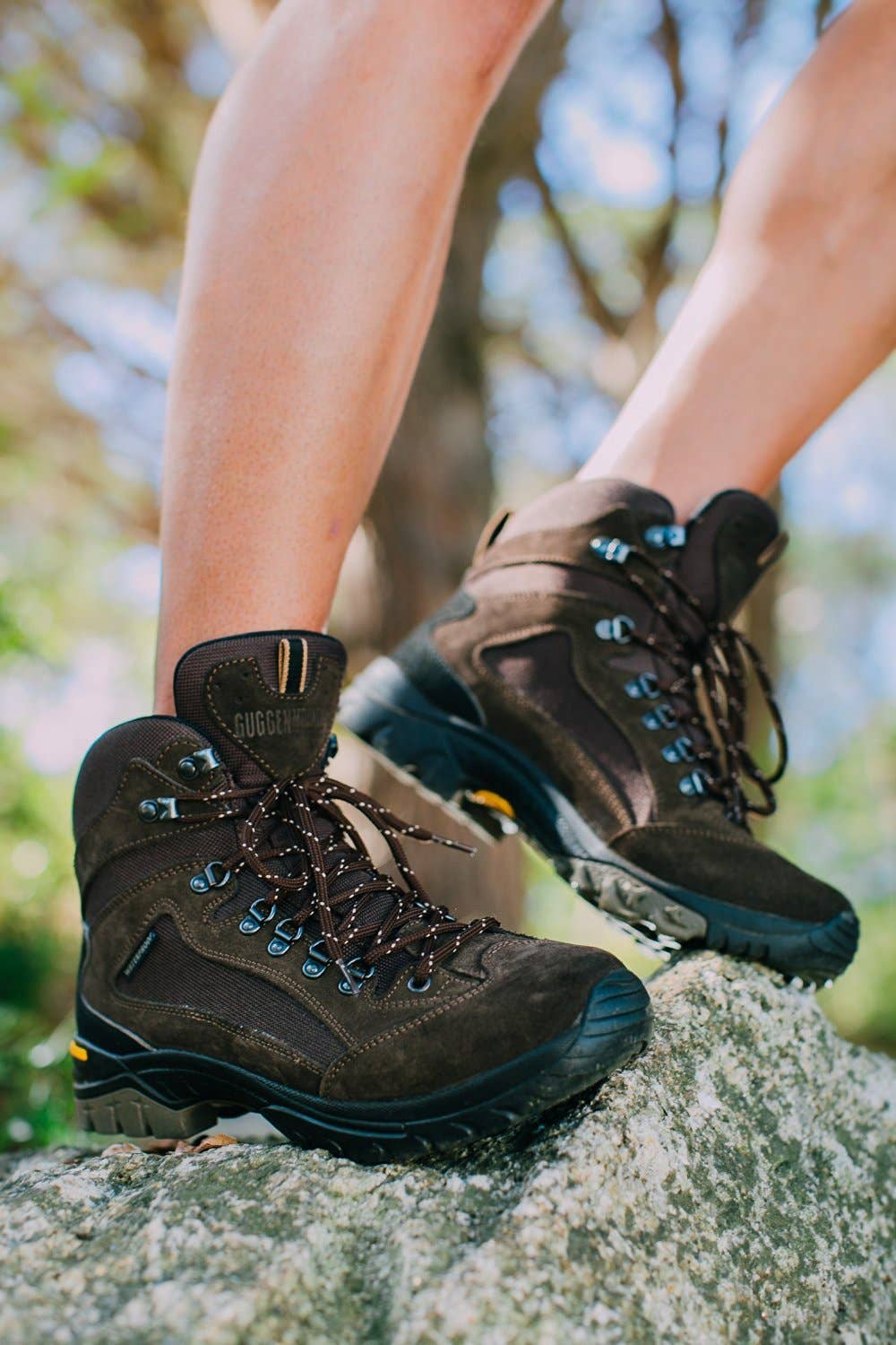 Braun GUGGEN MOUNTAIN B-Ware HPM51 Unisex Wanderschuhe Bergschuhe Wasserdicht for wholesale on Faire2