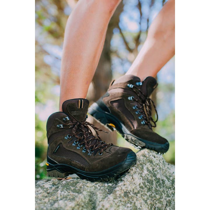 Braun GUGGEN MOUNTAIN B-Ware HPM51 Unisex Wanderschuhe Bergschuhe Wasserdicht for wholesale on Faire2