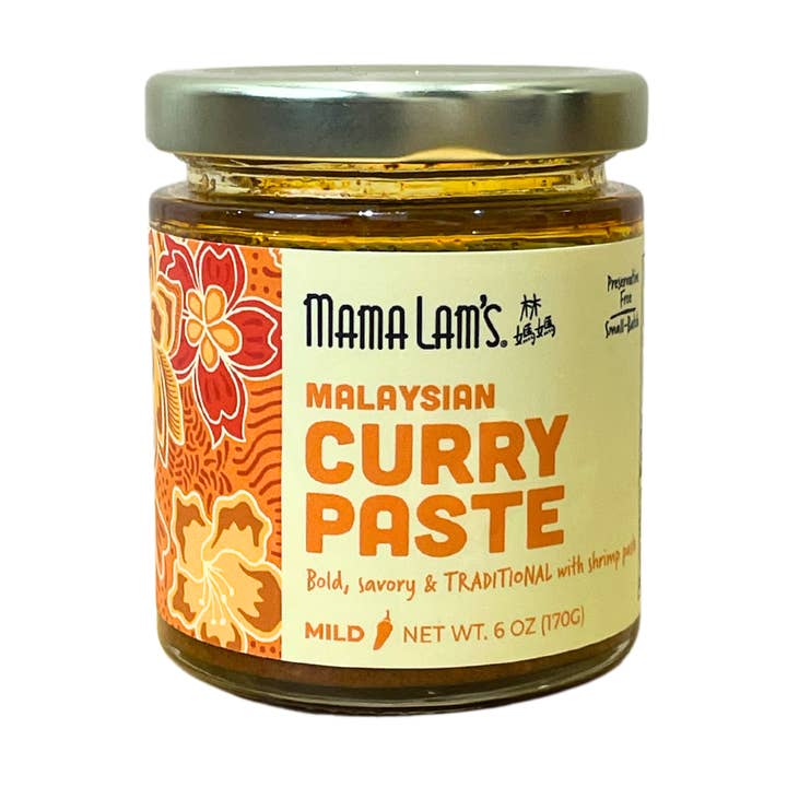 Malaysian Curry Paste Mild with Shrimp Paste for wholesale by Mama Lam's