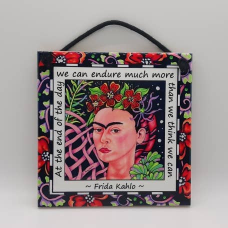 Frida Kahlo Céramique Citation pour la vente par Florida Vibes Art / Mungo Key Designs