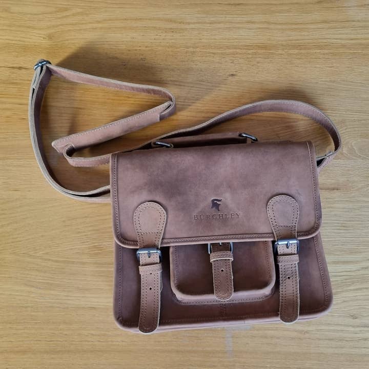 Little Somerby – Suede Satchel (Grade 1) for wholesale by Burghley