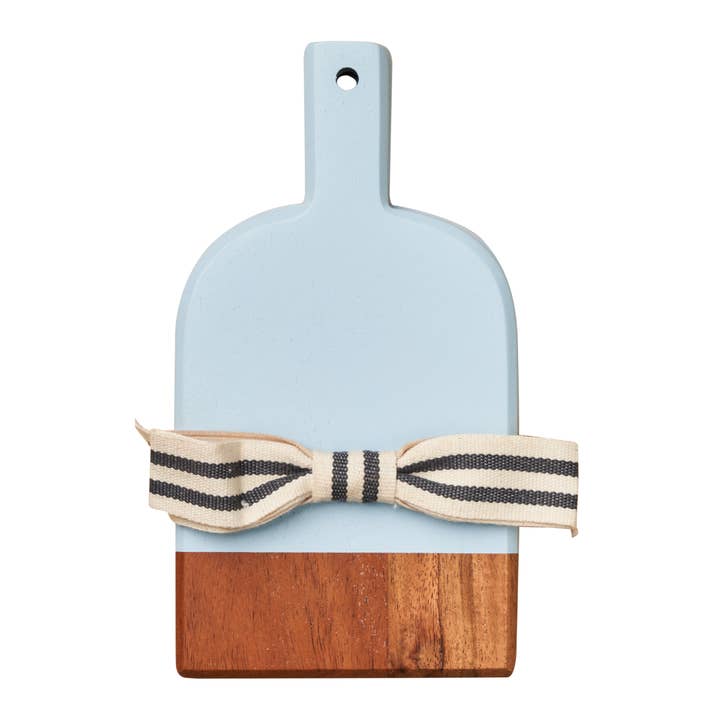 Sophistiplate - Wholesale Cheese Board - Acacia Heirloom Mini Cheese Board Set of 3 - 8x4.25" +ribbon