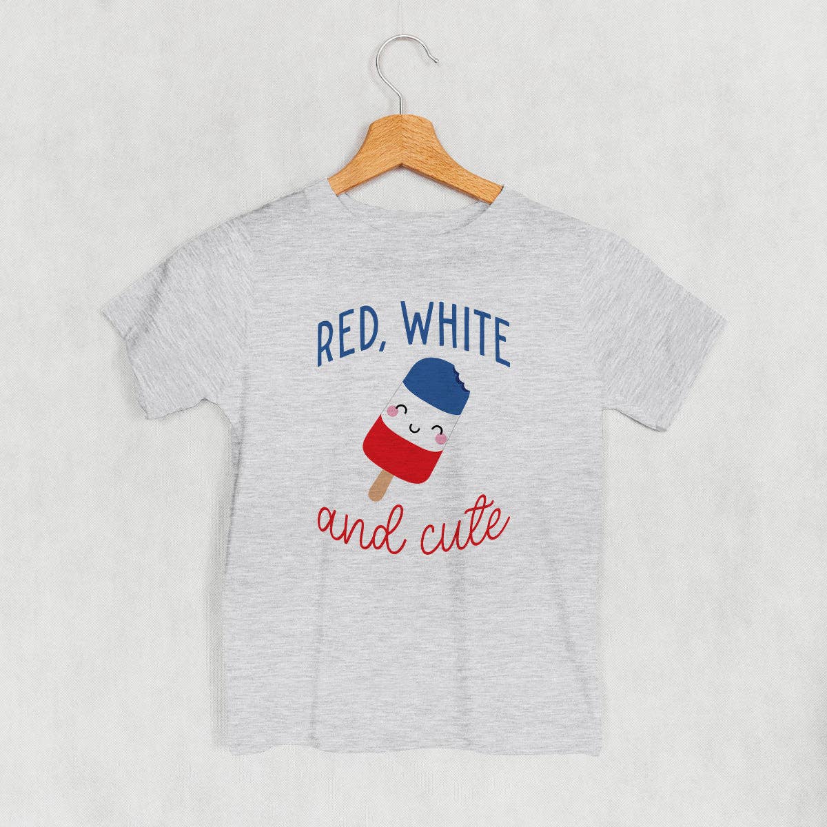 Ivy + Cloth - Vente T-shirt sérigraphié – enfant - Rouge, Blanc et Mignon (Enfants)1