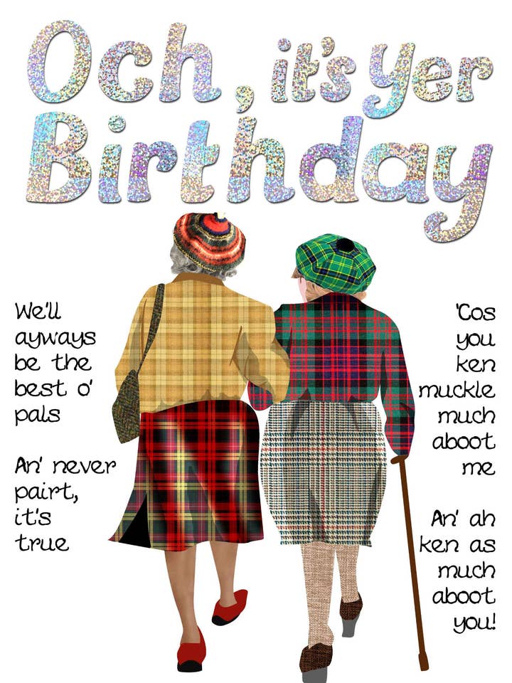 CUMPLES AMIGOS Tarjeta Auld para venta al por mayor de Wee Wishes