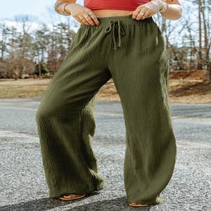 Purchase Wholesale smocked waist pants. Free Returns & Net 60 Terms on Faire