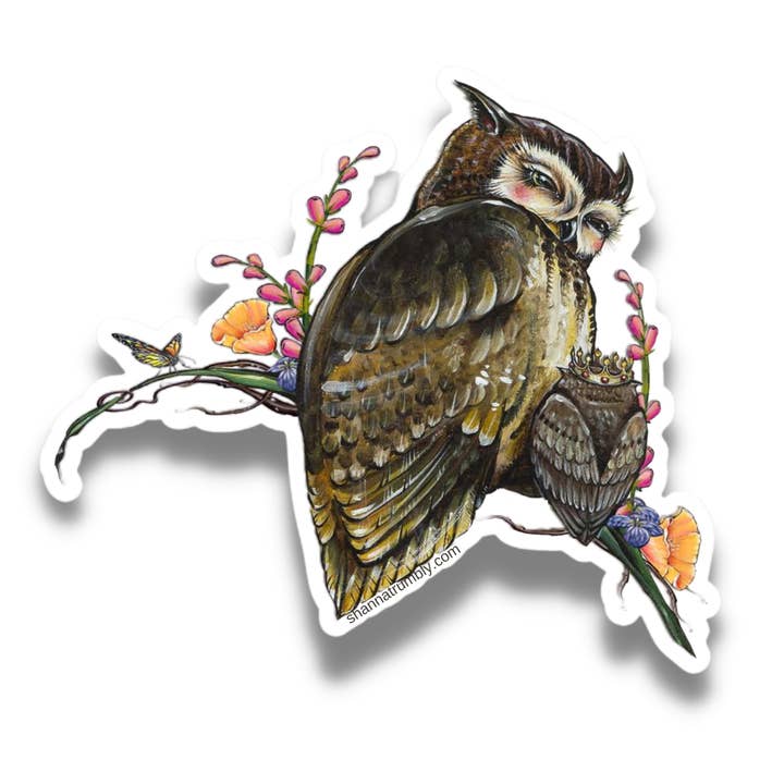 Owls Sticker for wholesale by Shanna Trumbly