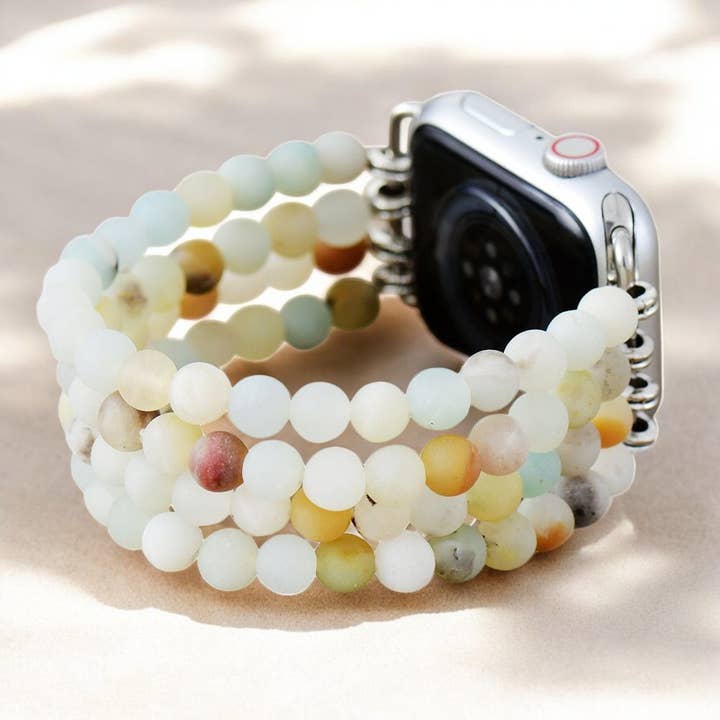 Cape Diablo - Wholesale Watch Band/Strap - Women's - Amazonite Jasper Stretch Apple Watch Strap3