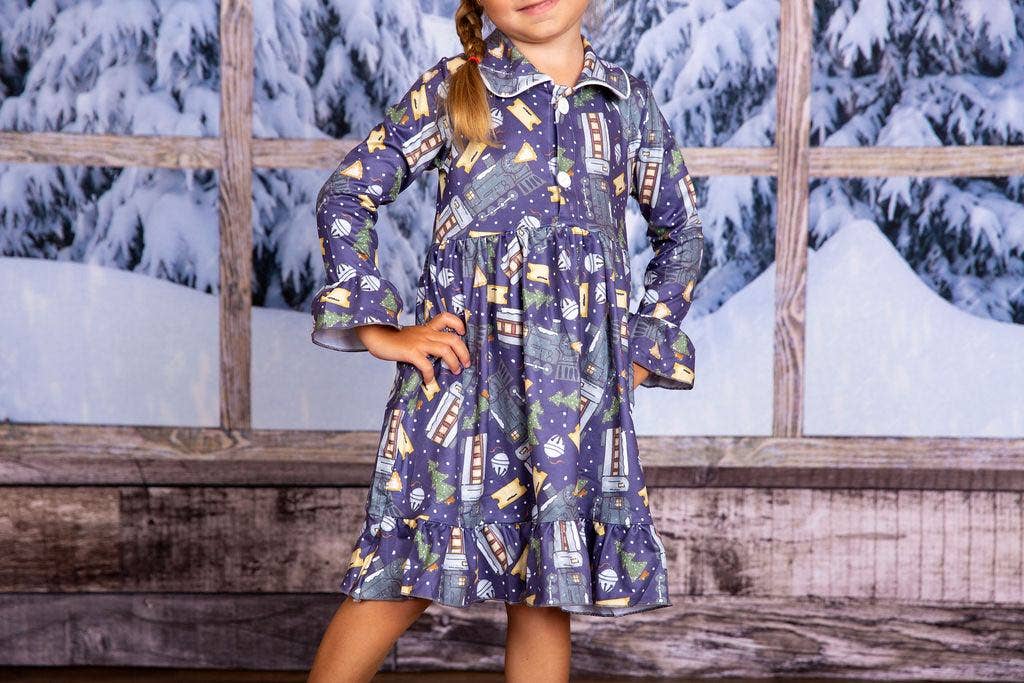 JustForLittles - Wholesale Lounge Top - Kids - Polar Express Comfy Cozies8