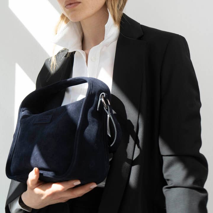 TIEFENBACHER LEHMANN - Wholesale Shoulder Bag - Women's - BRIOCHE BAG midi midnight2