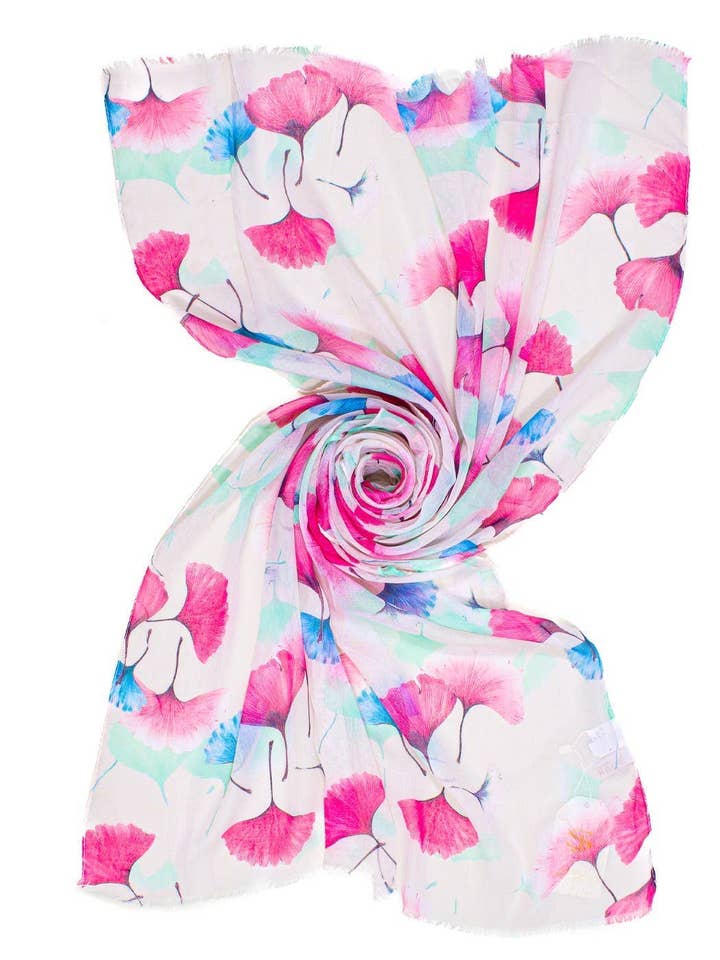 ESTOLA ESTAMPADA FLOR 100%VISCOSE 85X180 FEITO NA RPC por atacado de Ayfee