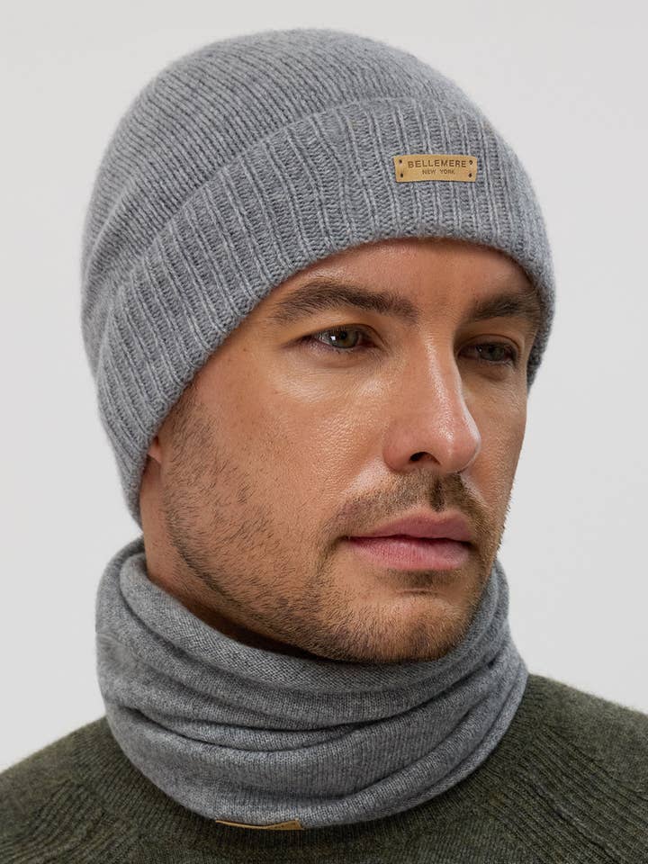 Ribbad mössa i lammull för wholesale av Bellemere