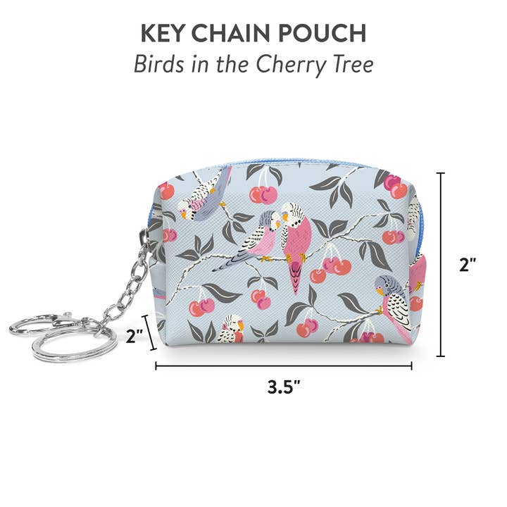 Studio Oh! - Wholesale Pouch - Women's - Birds in the Cherry Tree Key Chain Pouch2