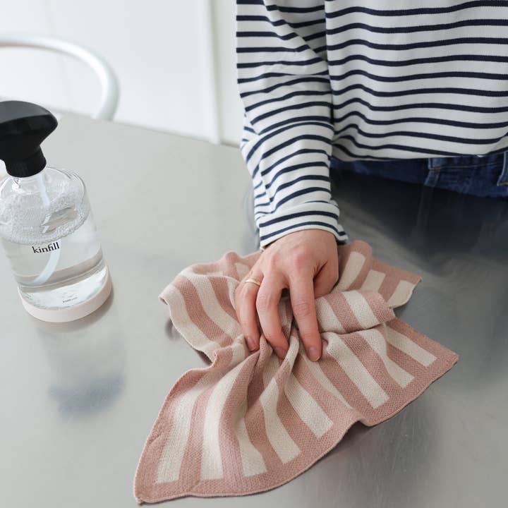 Little Otja - Wholesale Dishcloth - Cotton Knitted Dish Cloth, Blush Pink7