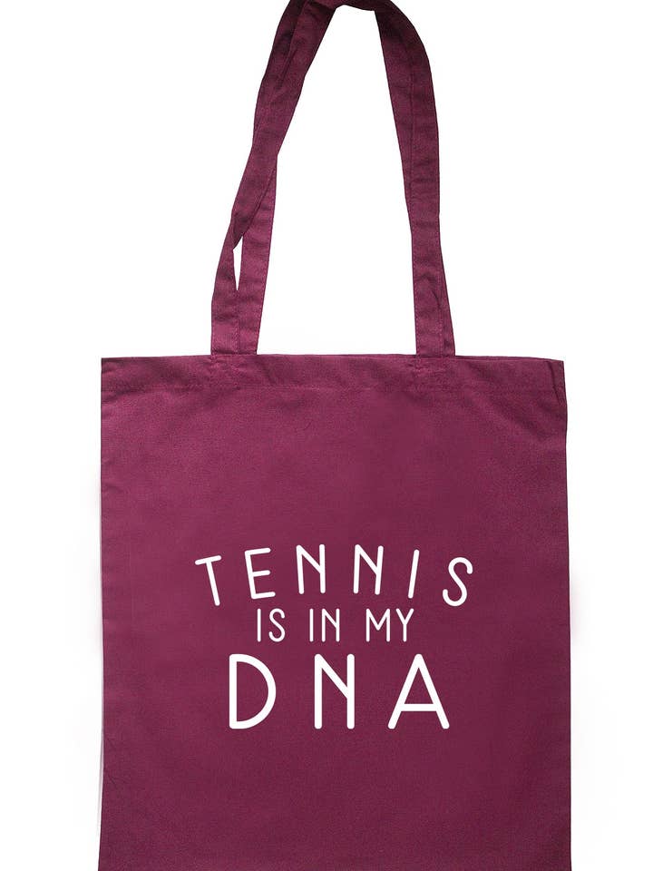 Borsa tote tennis è nel mio DNA S0677 per la vendita all'ingrosso da parte di Illustrated Identity