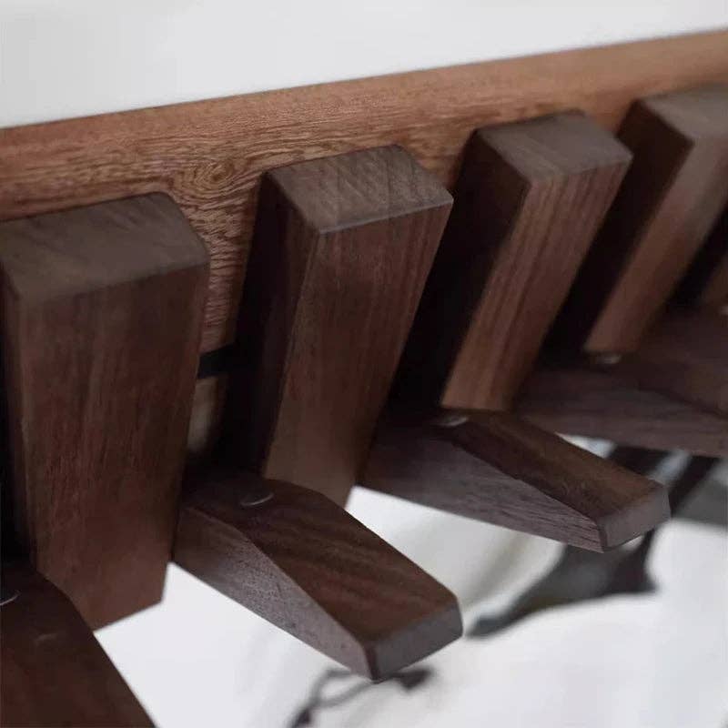 Kiyo Home - Wholesale Wall hook - Japandi Walnut Wood Wall Hanger | Wooden Coat Hanger11