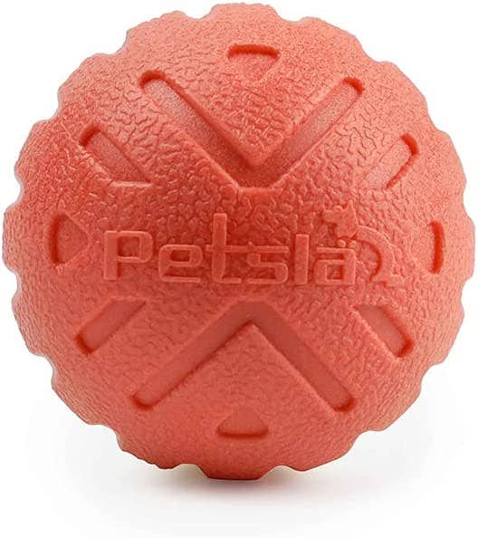 Supreme Housewares - Wholesale Pet Fetch Ball - Dog - Pawjectile Dog Ball Toys Bi-Color Yellow/Pink5