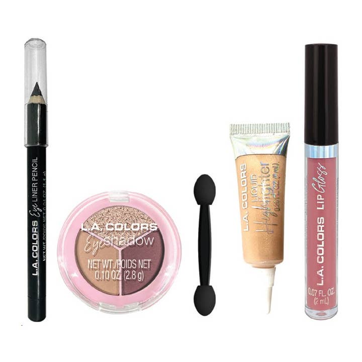 PINEAPPLE Beauty - Wholesale Makeup Kit - LA Colors C43381 (C43380) Look Fabulous 5 pc Makeup Set - 83