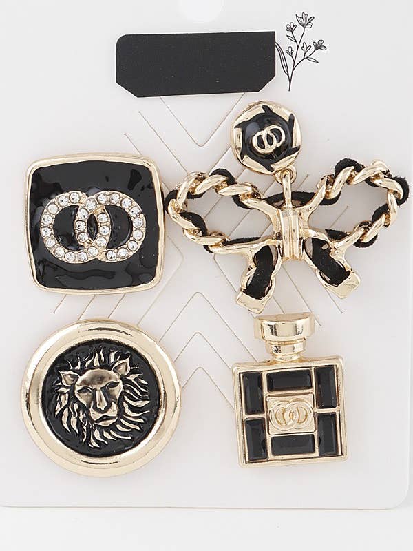 Multi OO Stud Brooch TBR1013 for wholesale by anbfashion