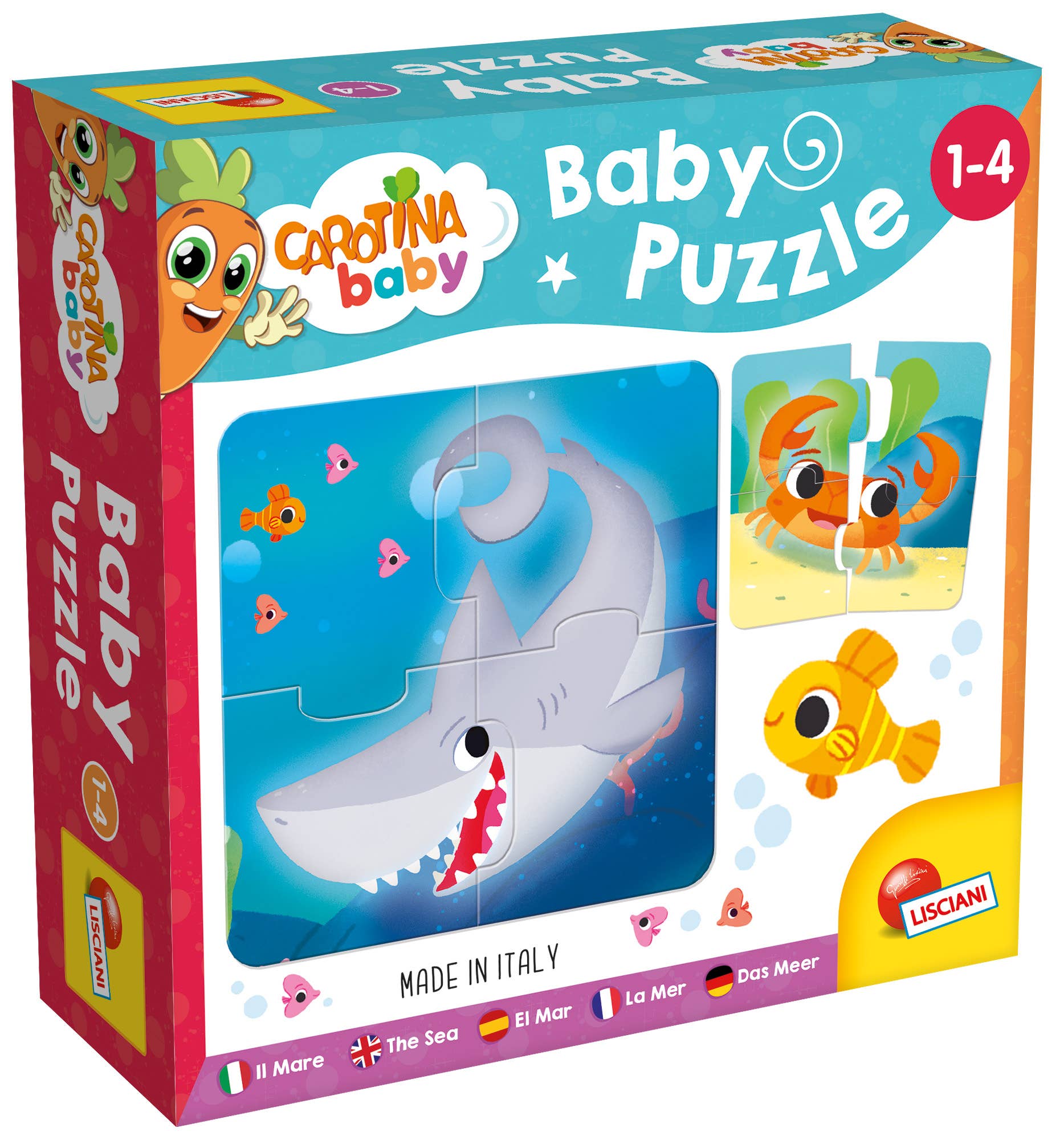 Lisciani - Vendita all'ingrosso Puzzle - Bambini - Carotina Baby Puzzle Il Mare0