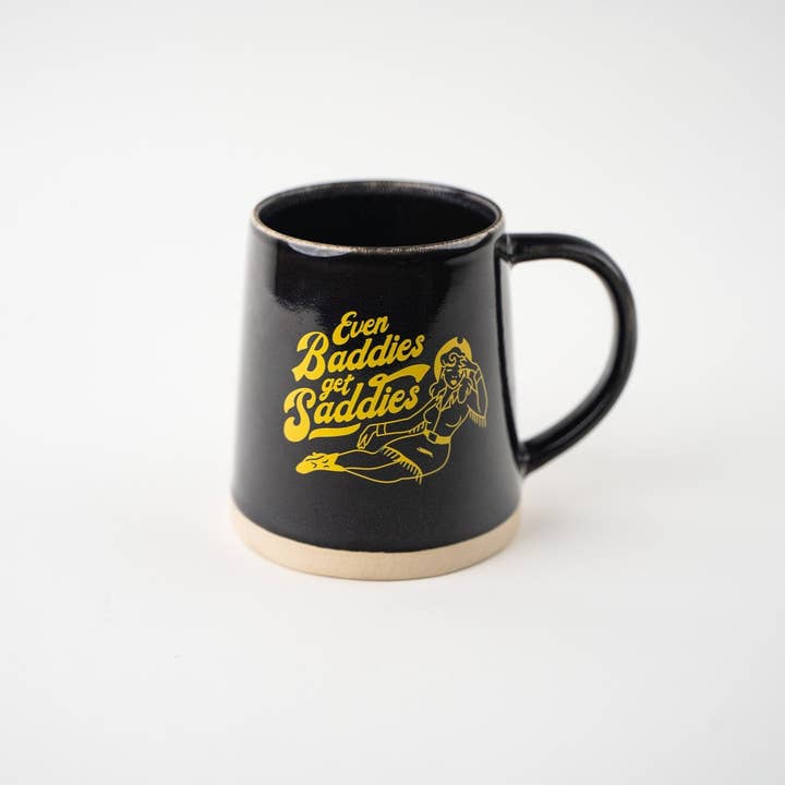 Modern Pastime – wholesale Coffee mug – Even Baddies Get Saddies Mug - Black