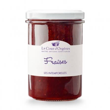 Strawberry jam 250g for wholesale by La Cour d'Orgères