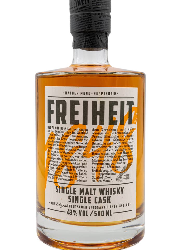 Whiskey Freiheit 1848 43% alkoholvolumen for engroshandel hos Whisky Freiheit 1848
